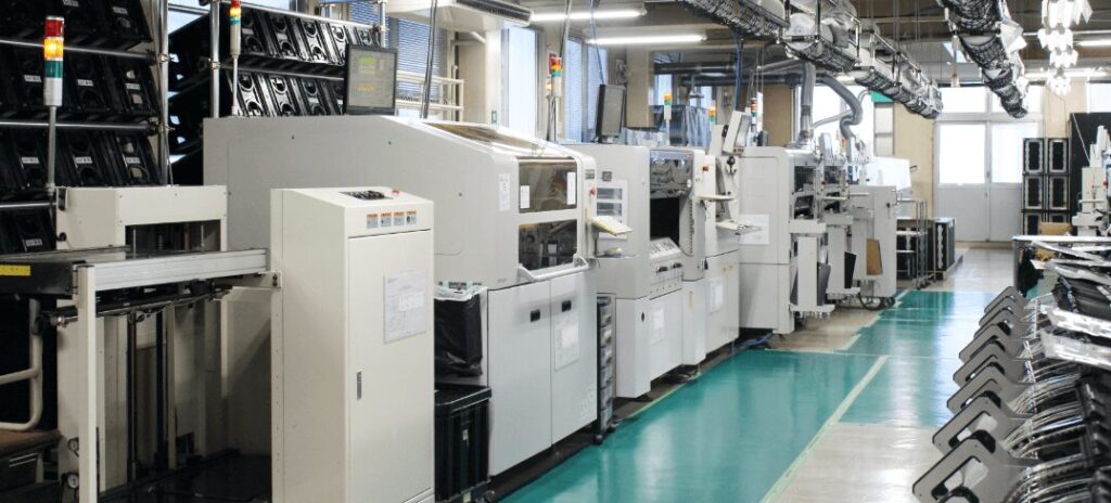 Machines of Surface Mount Technology Line